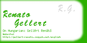renato gellert business card