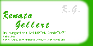 renato gellert business card